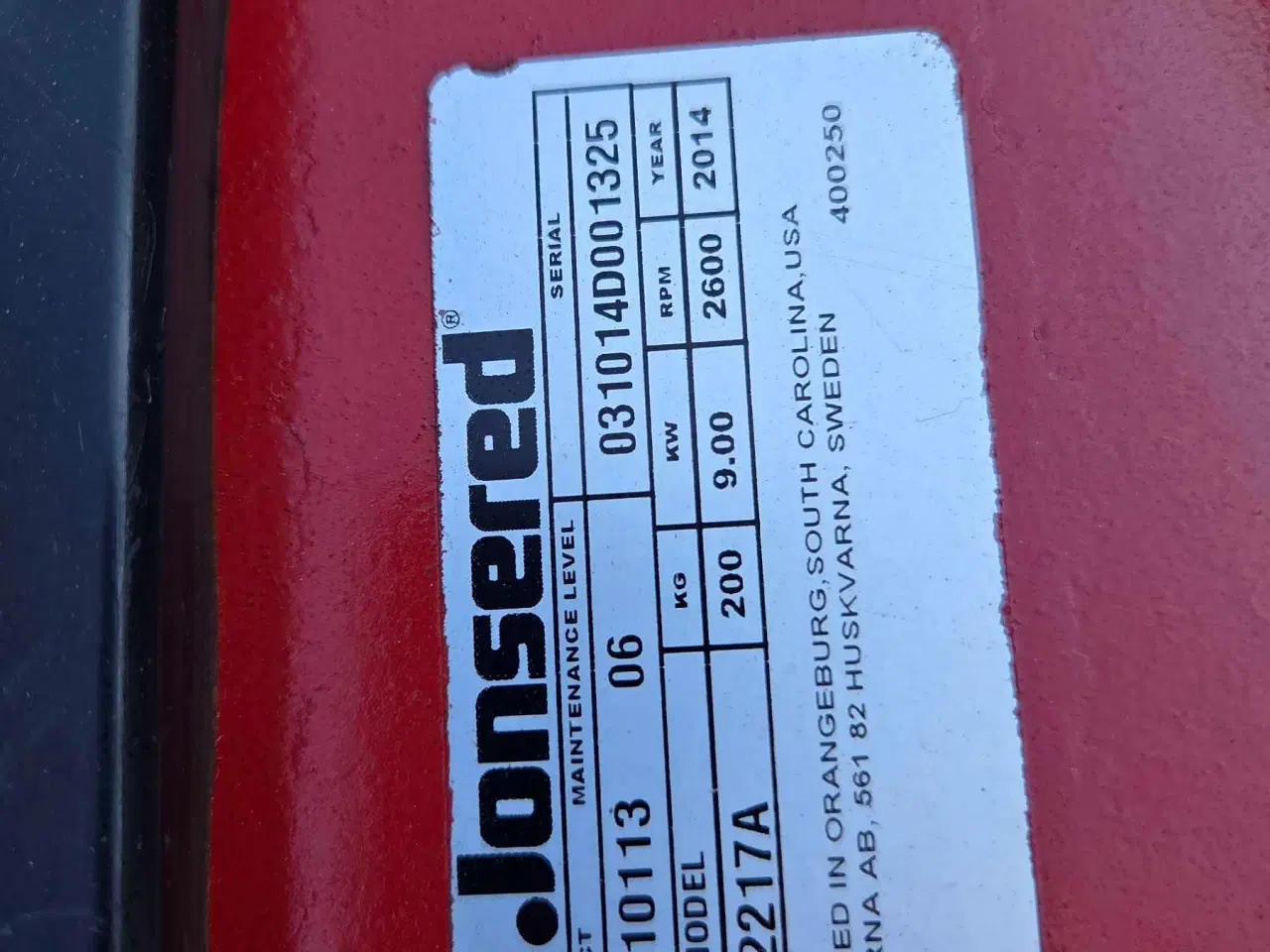 Billede 7 - Havetraktor Jonsered Lt2217A 2014