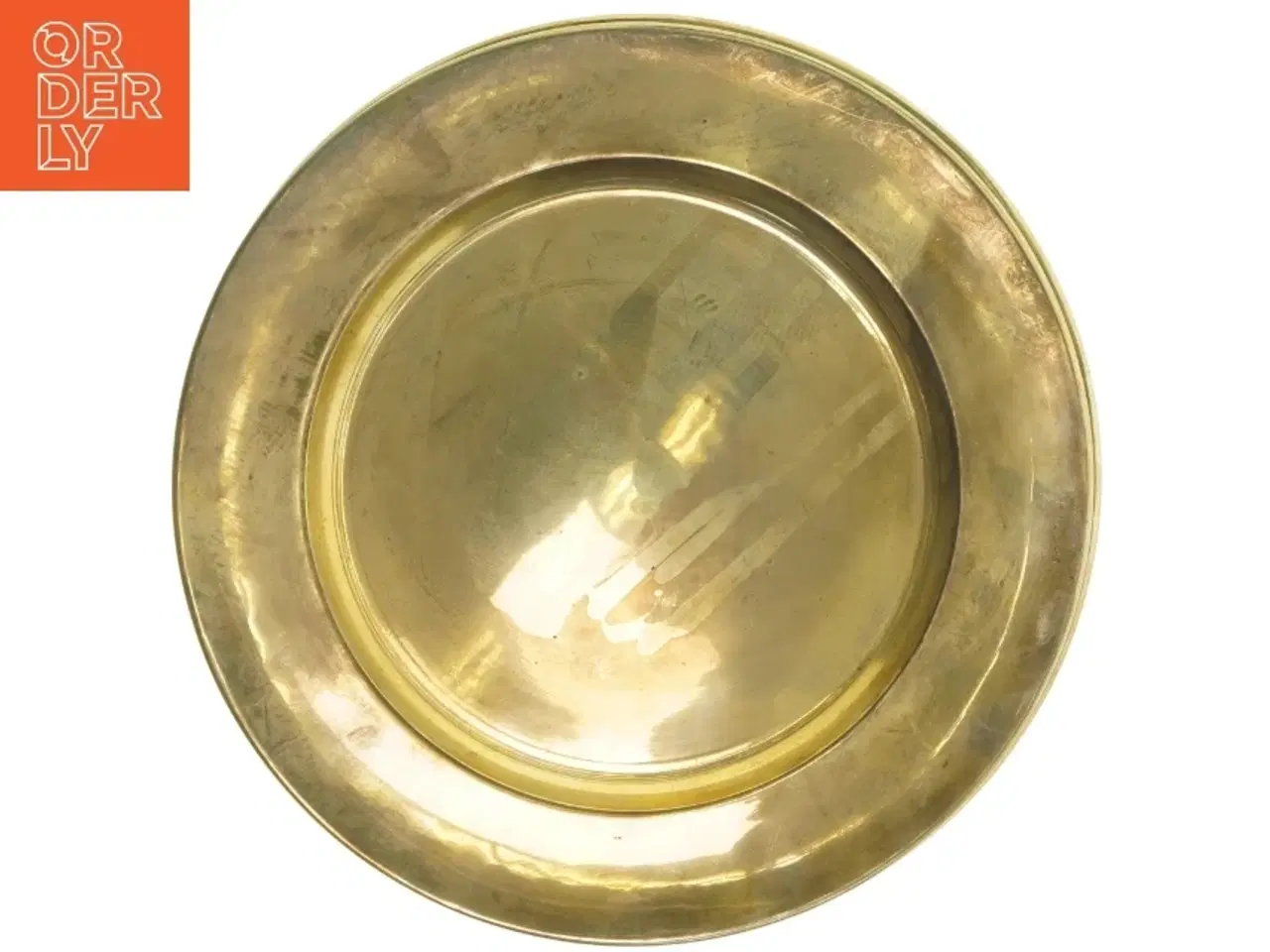 Billede 2 - Guldfarvede tallerkener (str. Ø 28 cm)