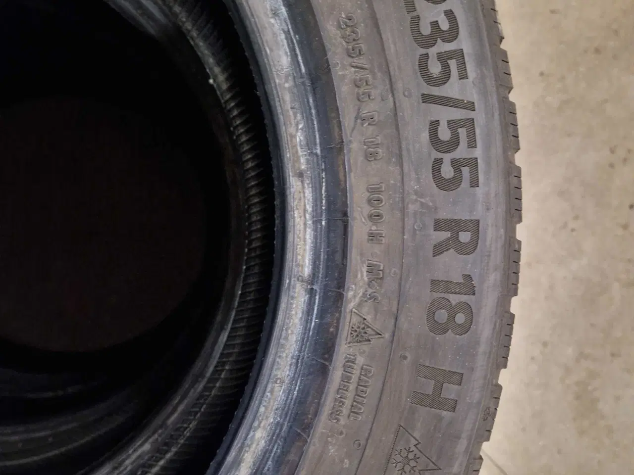 Billede 4 - 235/55×18" H Continental M/S vinterdæk