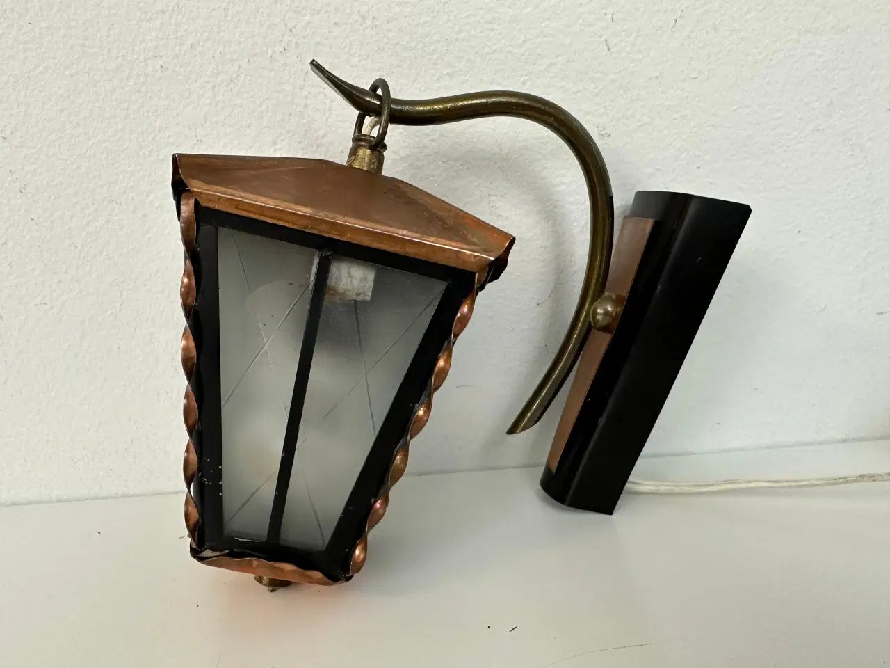 Billede 3 - Retro væglampe / lanterne