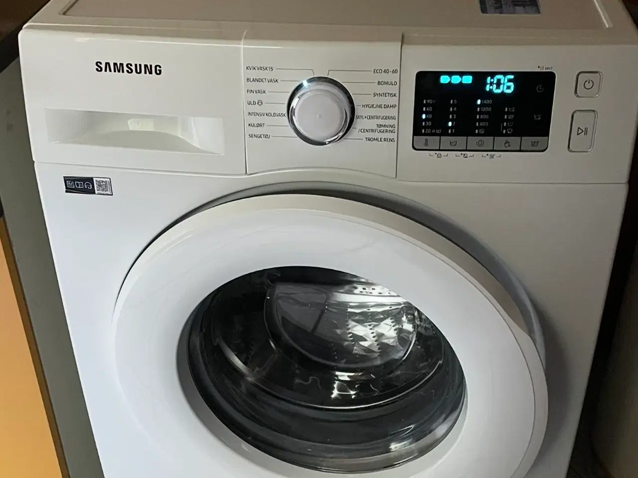 Billede 1 - Næsten ikke brugt Samsung vaskemaskine 