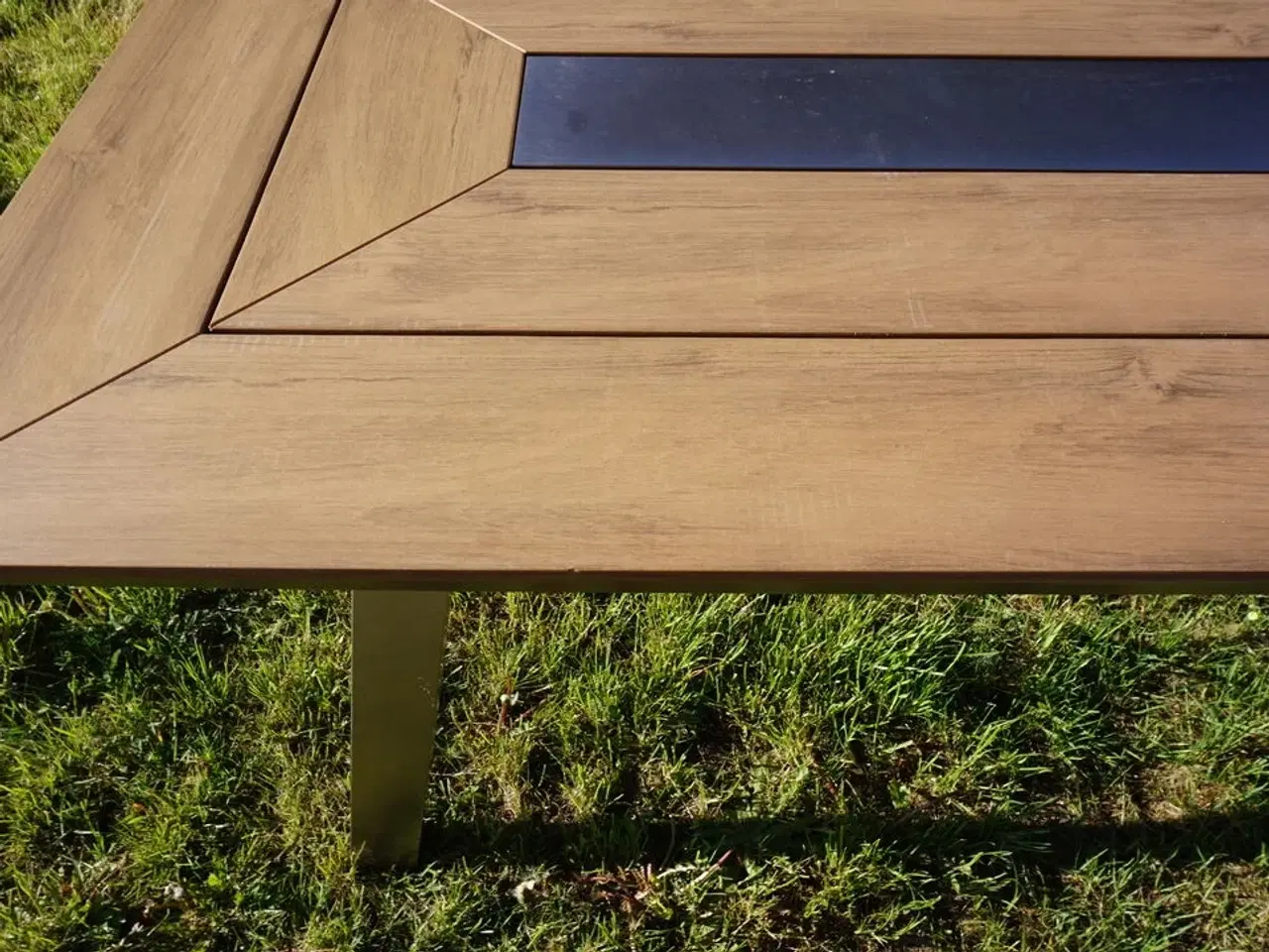 Billede 3 - Cadiz havebord - teak look 200x100 cm