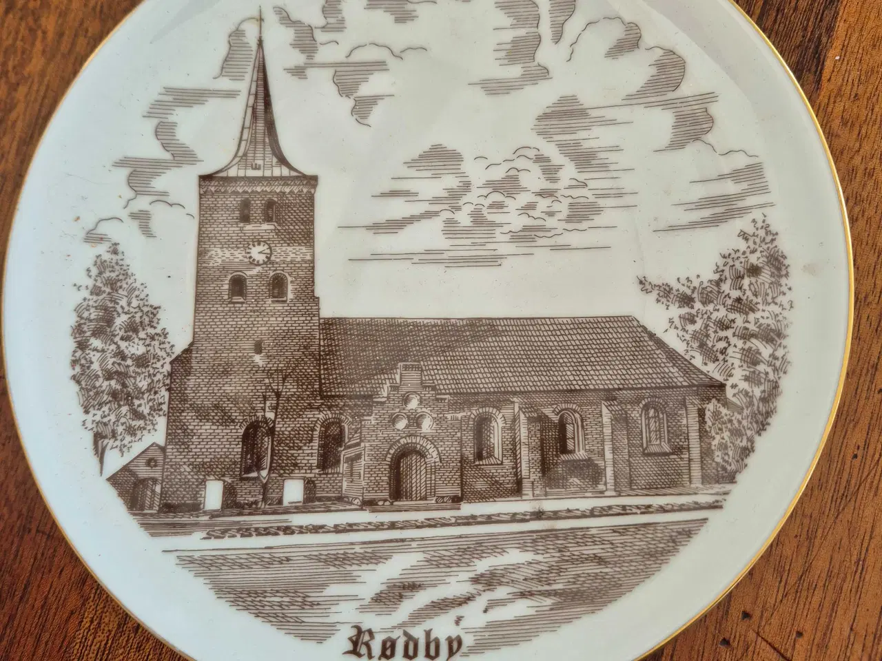 Billede 1 - Rødby kirke platte