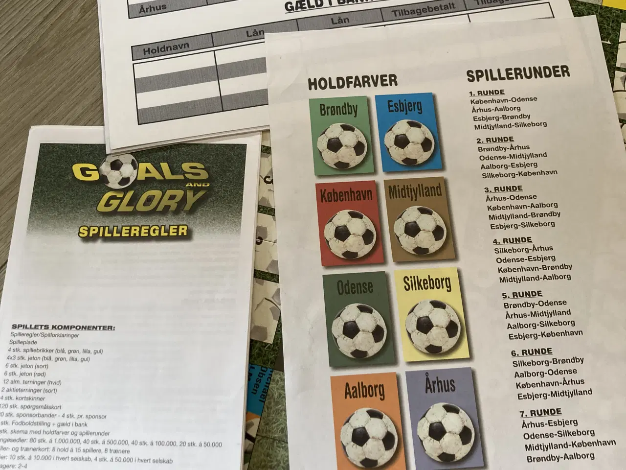 Billede 7 - Goals and Glory – fodbold brætspil