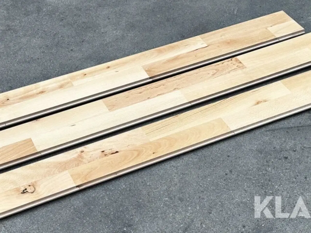 Billede 3 - Gulvparket Junckers bøgeparket massiv 22 mm cirka 100 m2
