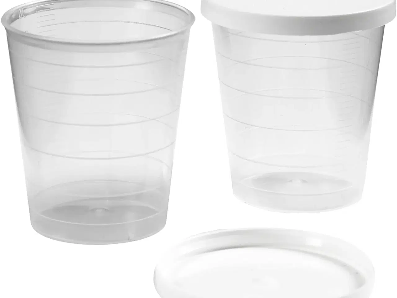 Billede 1 - Praktiske bæger med låg - 30 ml, 75 stk.