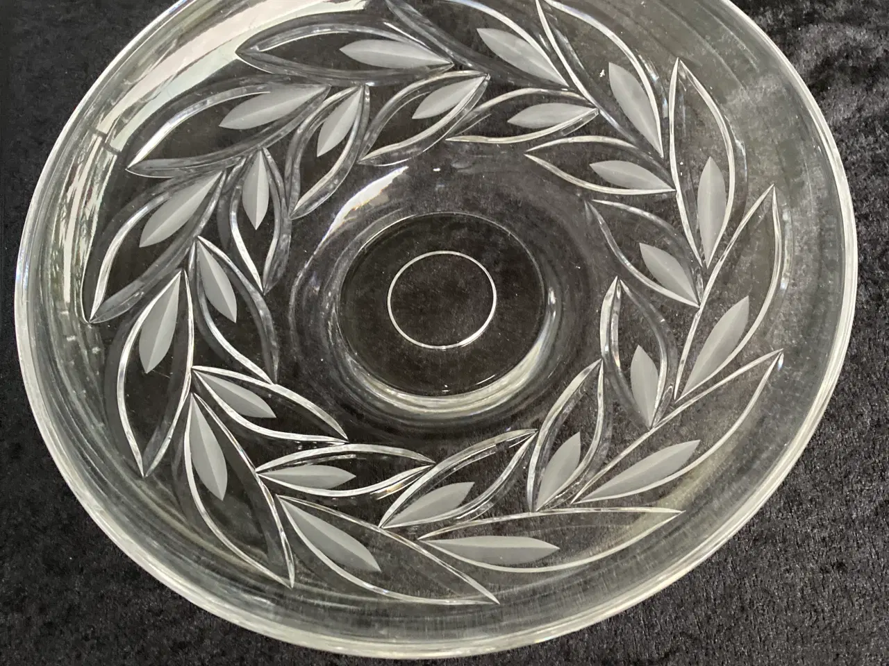 Billede 1 - Krystalglas skål uden skår som ny