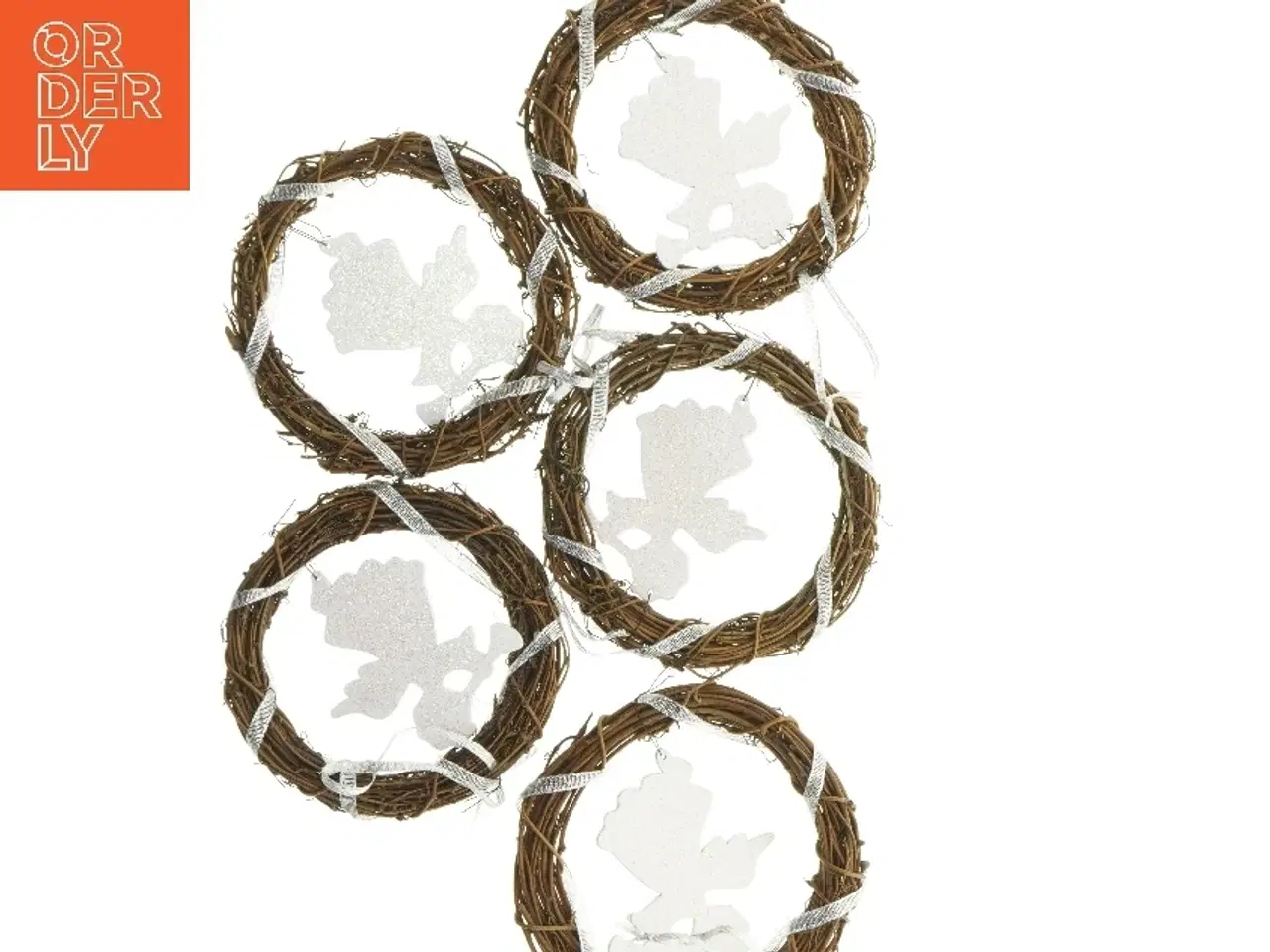 Billede 4 - Julekrans dekorationer (str. Ø. 14 cm)