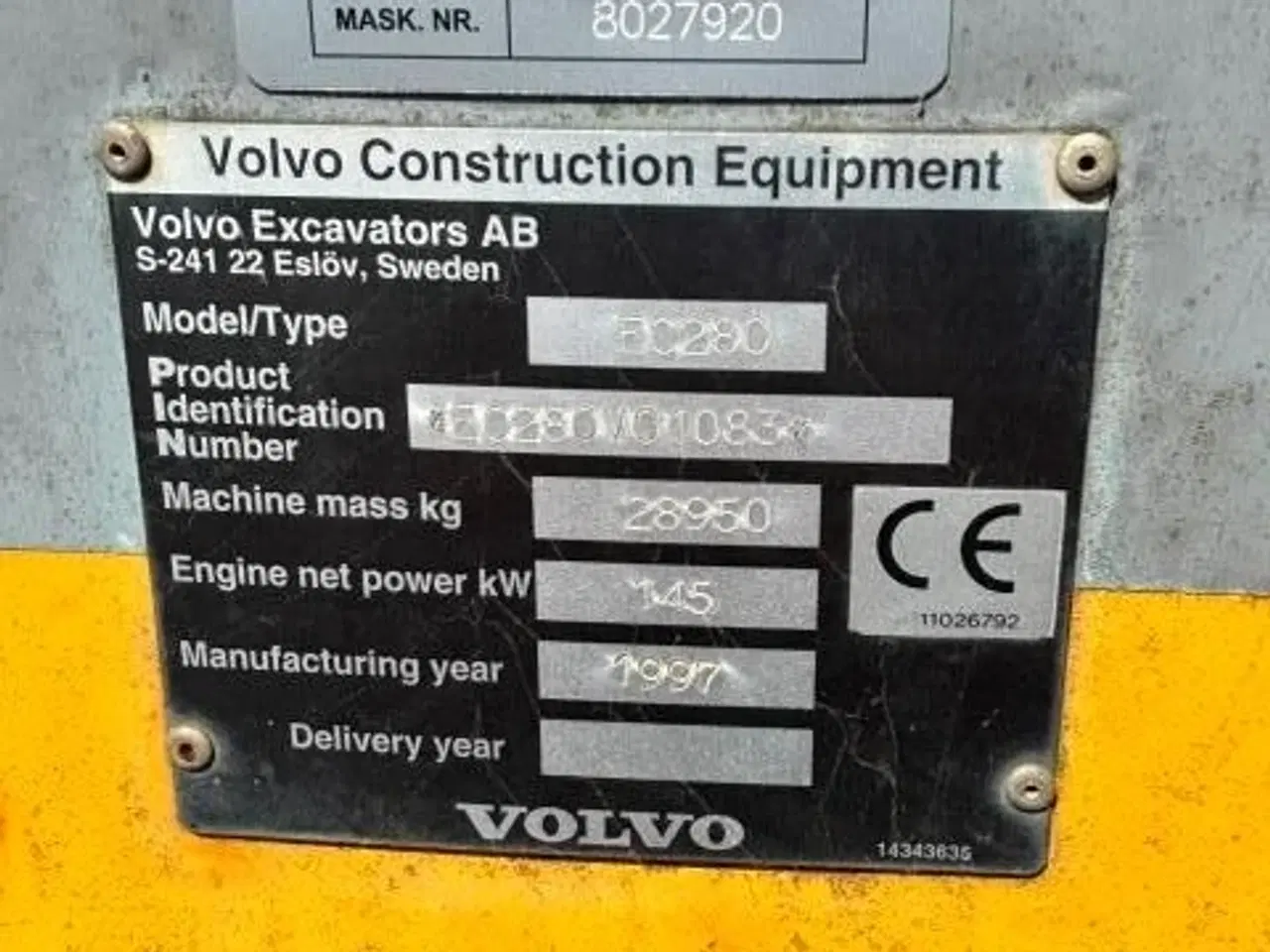 Billede 5 - Volvo EC280