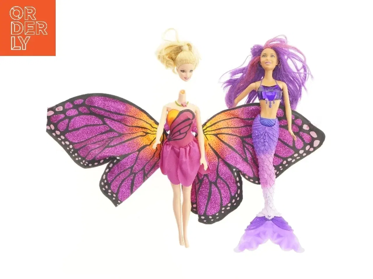 Billede 1 - Fe- og havfrue-dukker fra Bakbe (str. 30 cm)