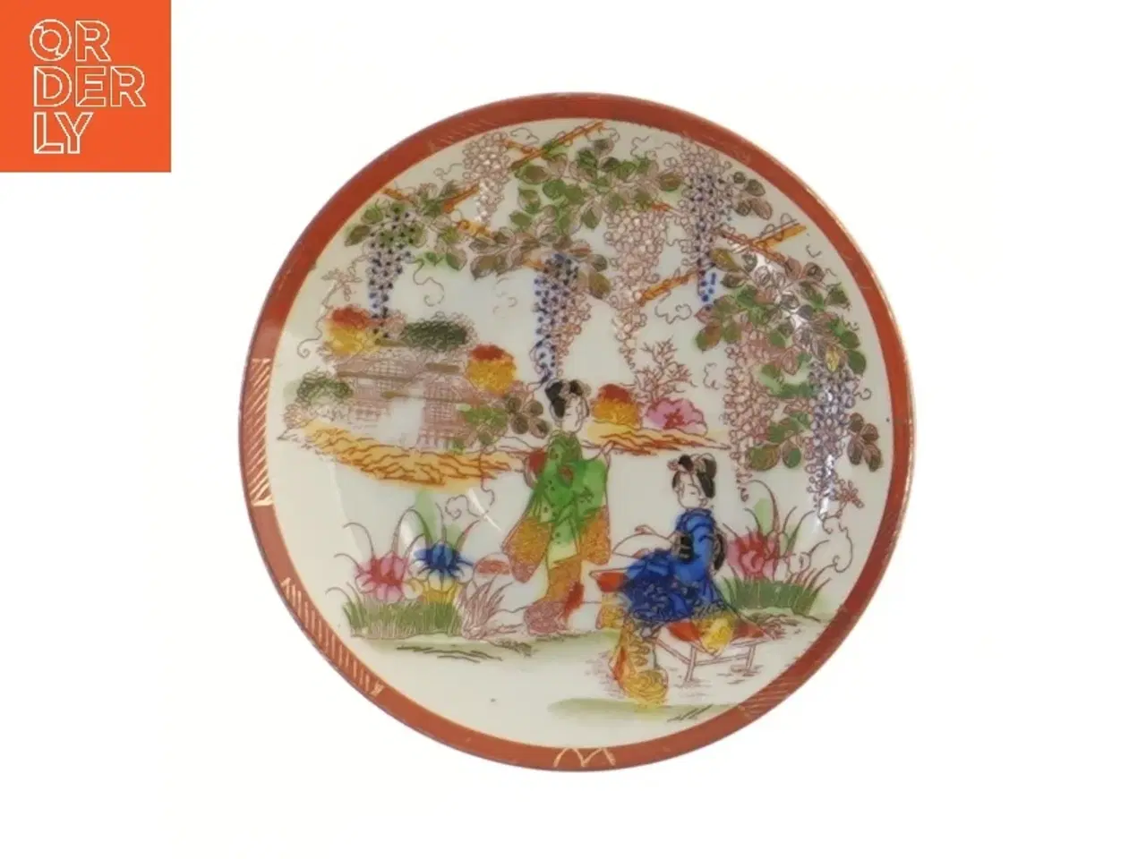 Billede 2 - Japanske dekorative tallerkener (str. Ø 13 cm)