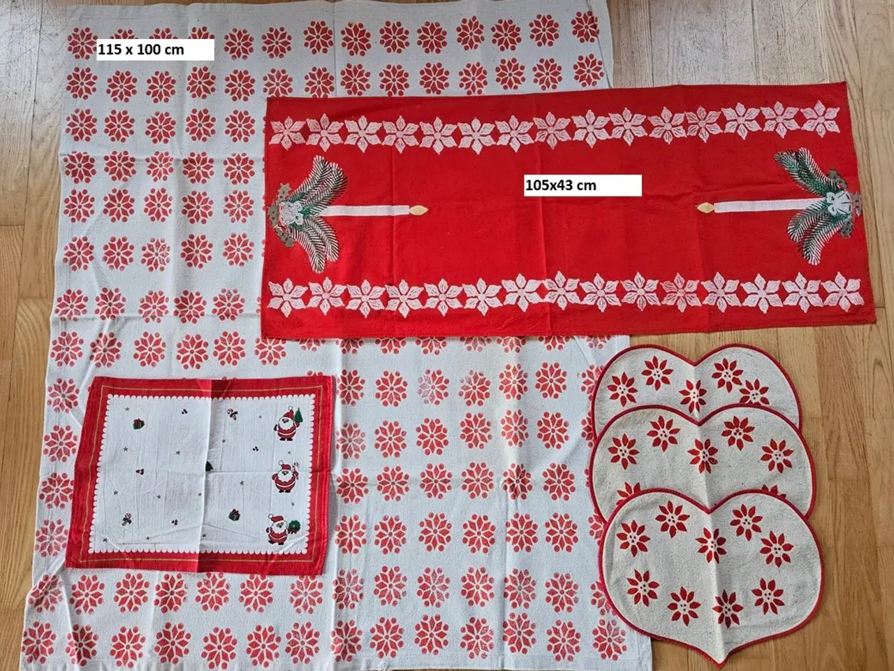 Billede 3 - Juleduge, juleløbere, flakoner mv.