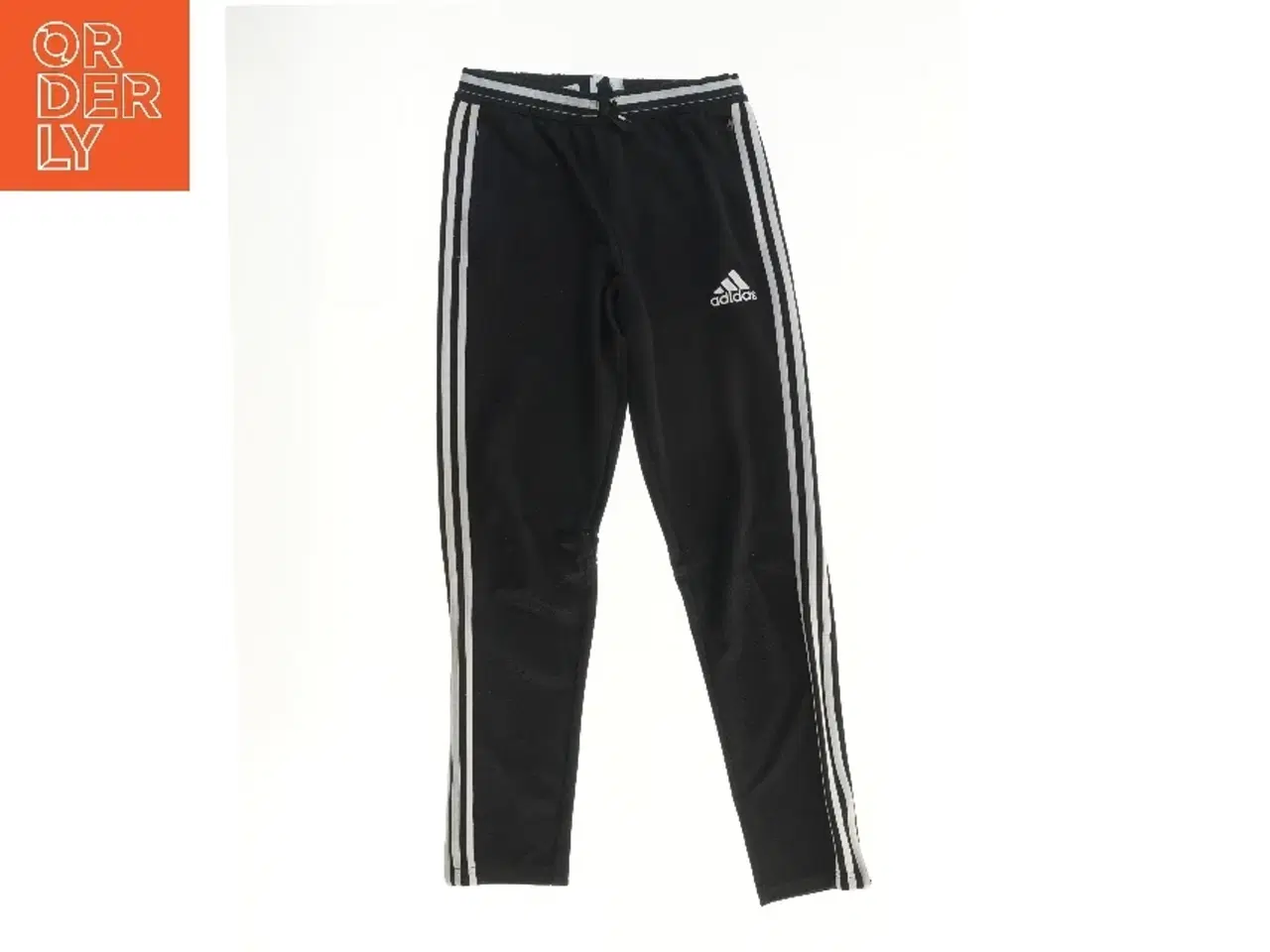 Billede 1 - Adidas sorte træningsbukser med striber fra Adidas (str. 164)