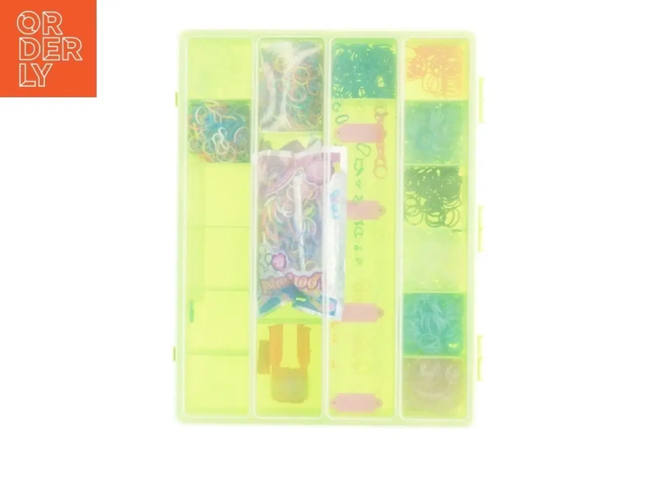 Billede 2 - Loombands sæt i opbevaringsboks (str. 35 x 26 cm)