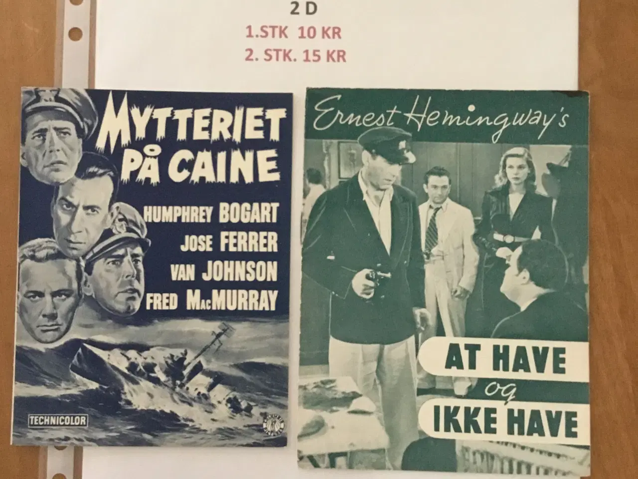 Billede 6 - Filmprogrammer - HUMPHREY BOGART - se rabat