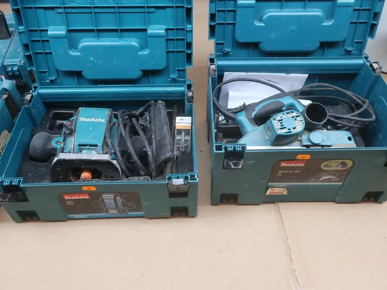 Billede 1 - Høvl/ Overfræser MAKITA Model: KP0800 / RP0900