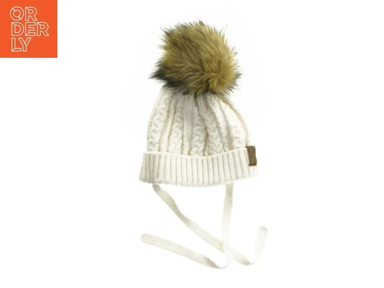 Billede 2 - Strikket hue med kvast fra Joha (str. 6-12 mdr)