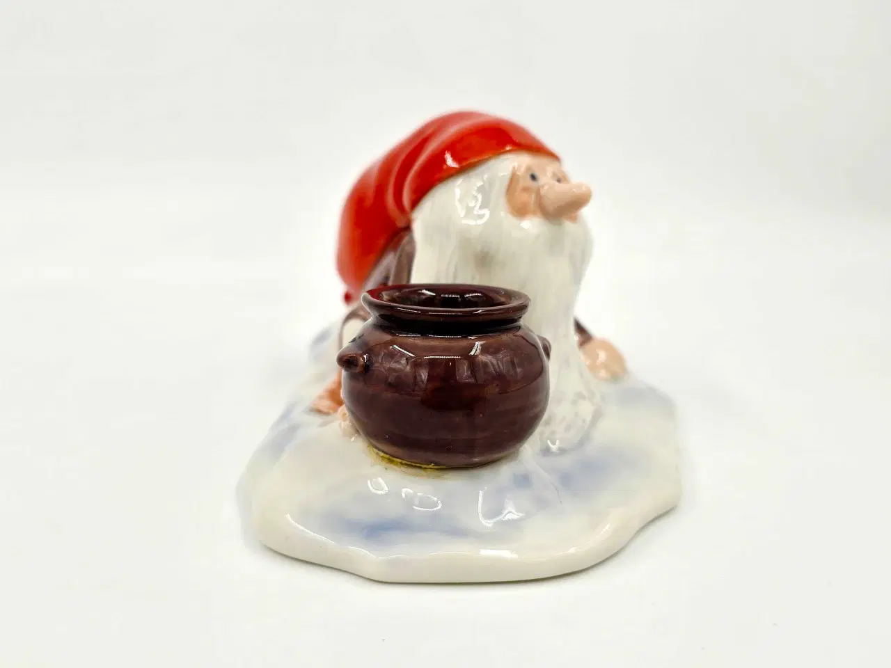 Billede 4 - Royal Copenhagen nisse med lysestage 1 sortering P