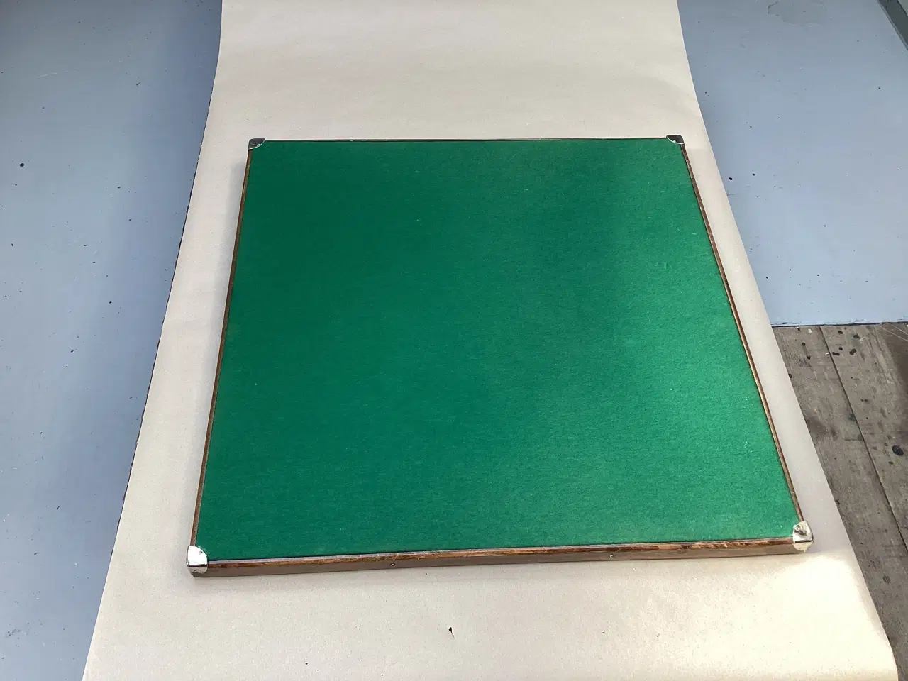 Billede 5 - Sammen klappelig spille bord med filt bordplade