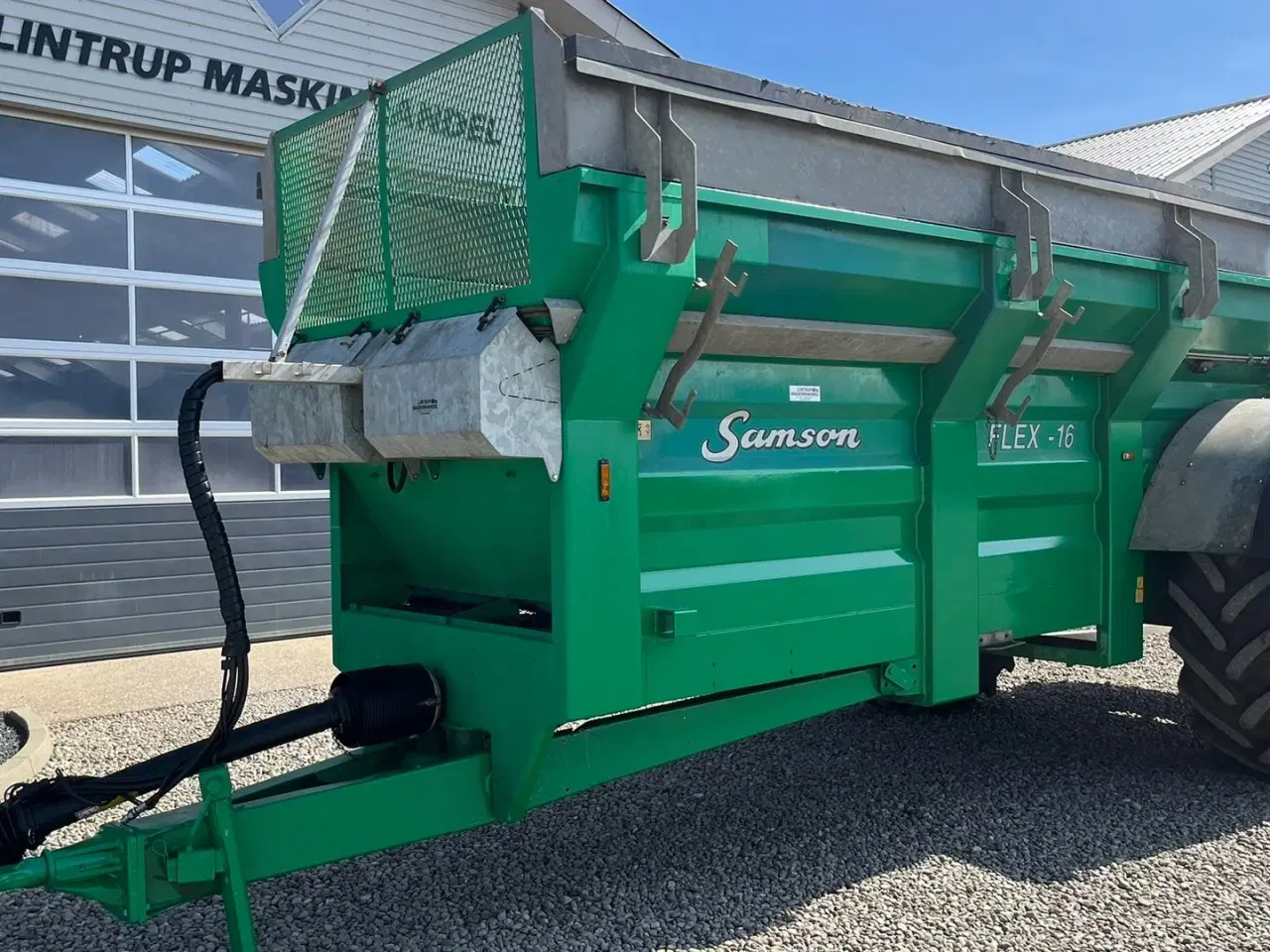 Billede 11 - Samson FLEX 16 Med overbygning, bagklap og de høje 620/75R34 hjul