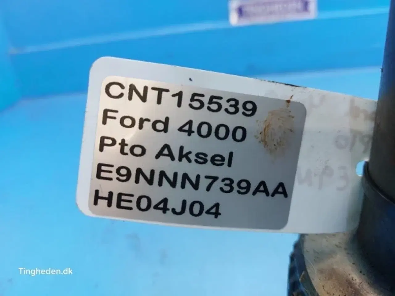 Billede 14 - Ford 4000 PTO Aksel E9NNN739AA