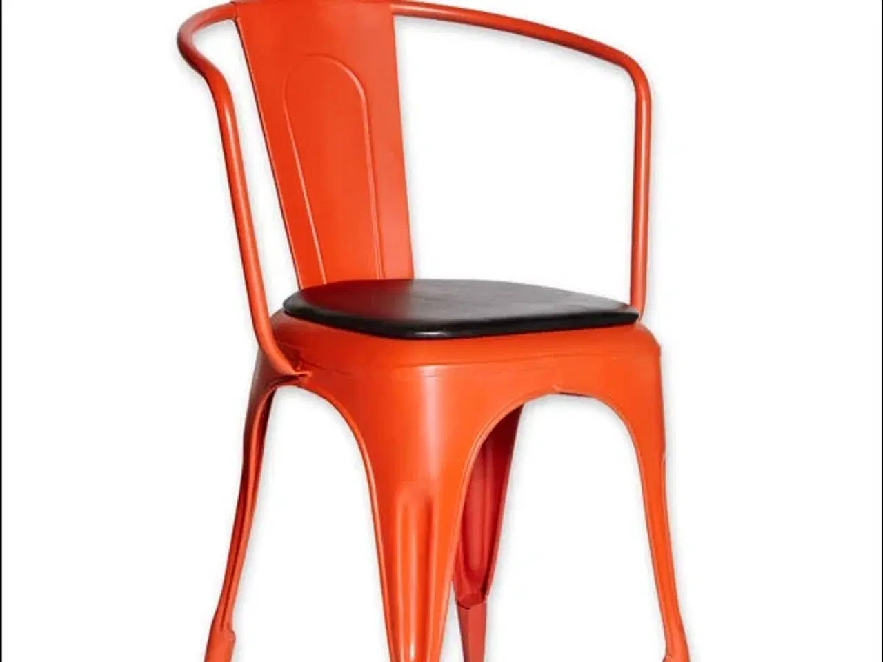 Billede 2 - 96 stk. Industrielle jernstole med armlæn