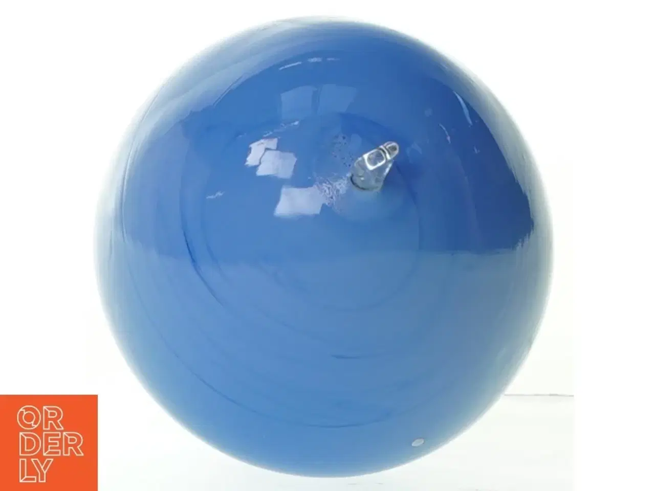 Billede 4 - Dekorations kugle i glas, Ballon med snor (str. 14 x 7 cm)