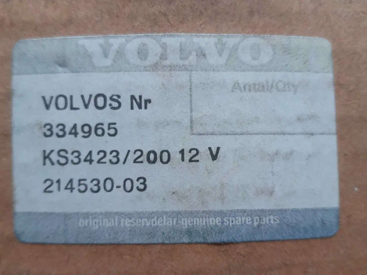 Billede 4 - Volvo blæsermotor 12 volt