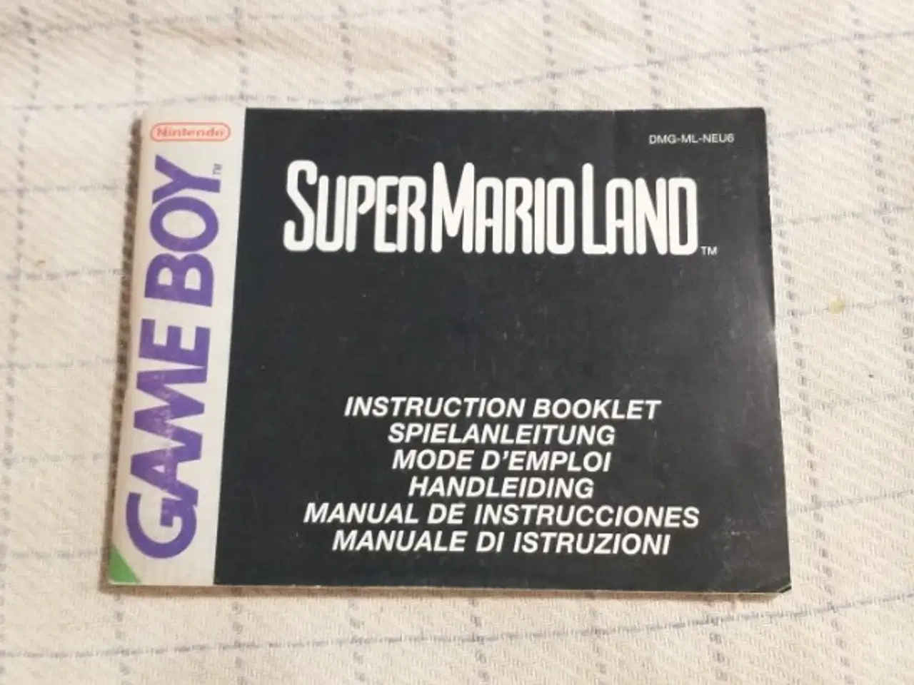 Billede 1 - Game Boy Manual Super Mario Land