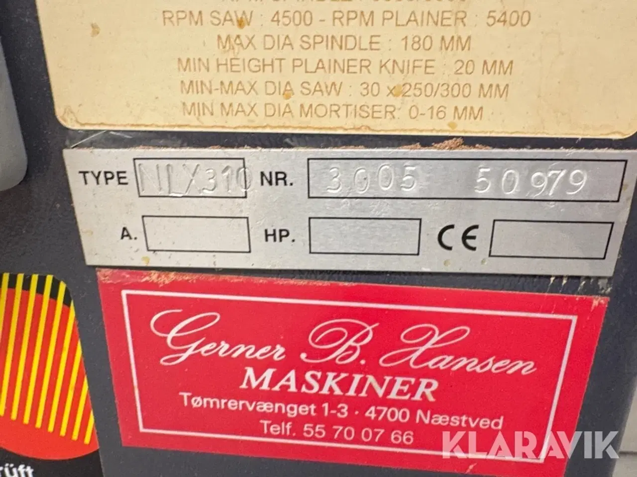 Billede 5 - Kombi maskine Robland NLX 310