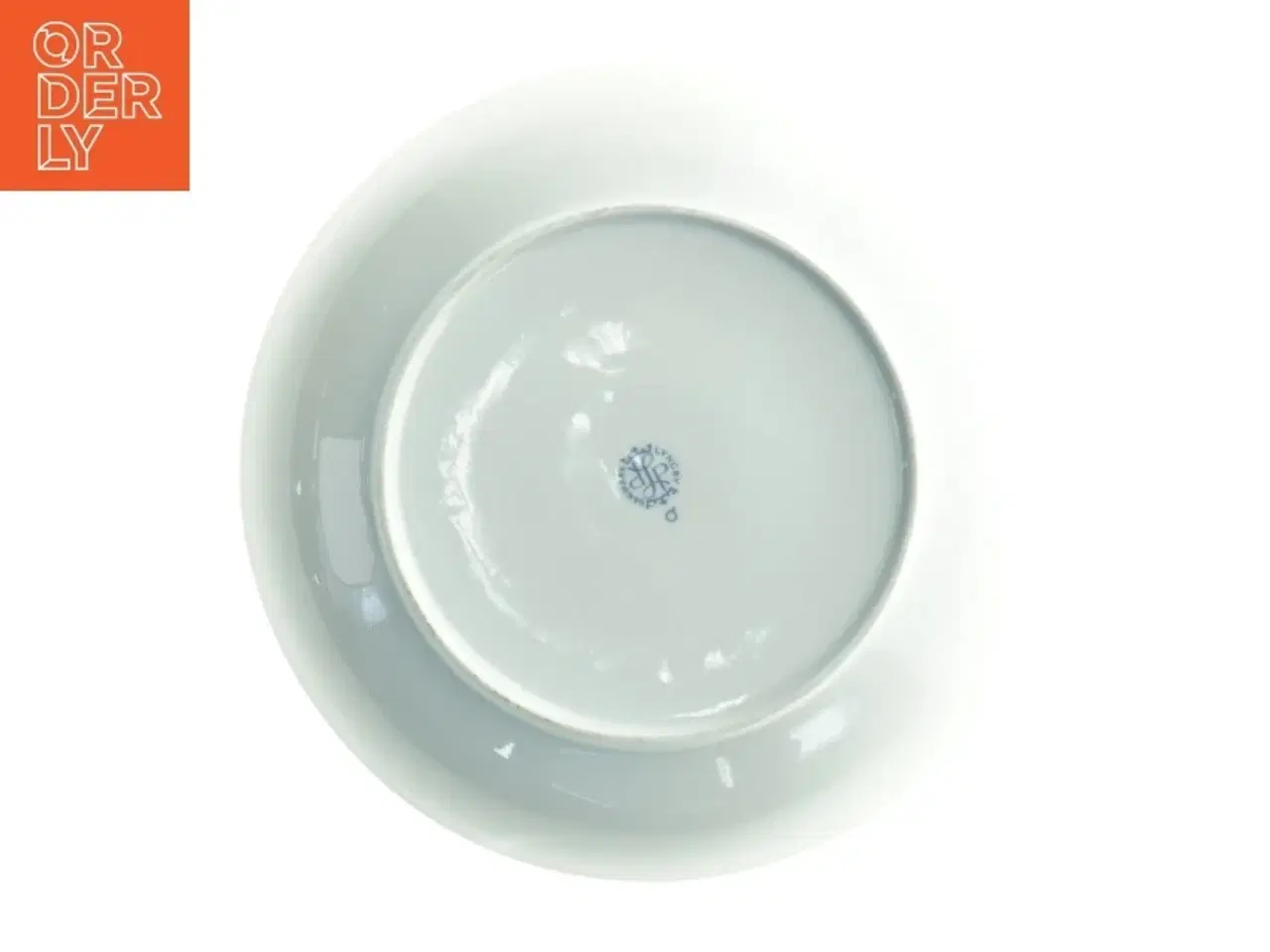 Billede 2 - Porcelænstallerkner med dekoration fra Lyngby (str. Diameter 20 cm)