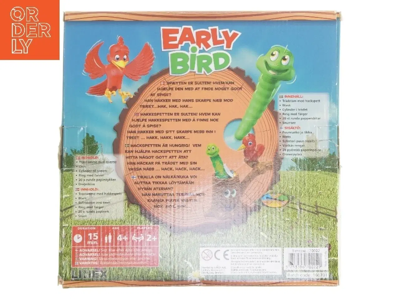 Billede 6 - Early Bird Catch The Worm spil (str. 27x27 cm)