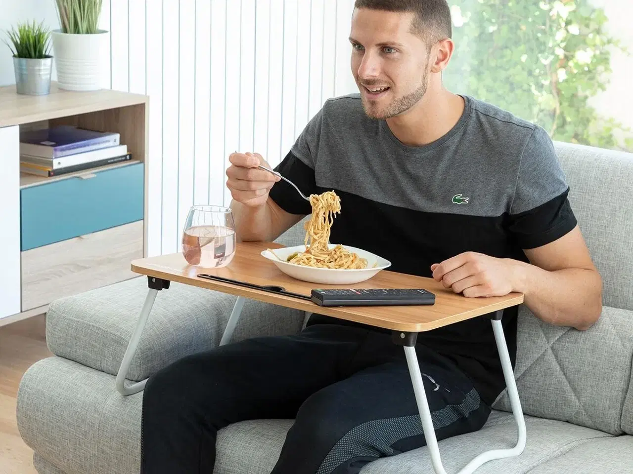 Billede 4 - Seng/bordbakke med ben - Muvisk foldbart støttebord