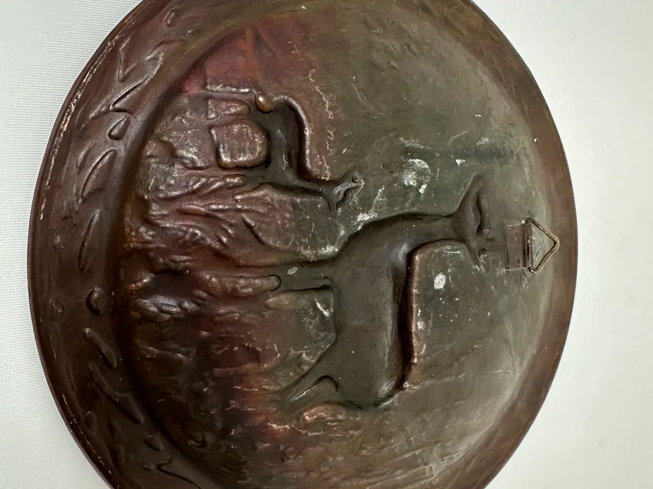 Billede 6 - Vintage bronze platte 'Mors dag 1971'