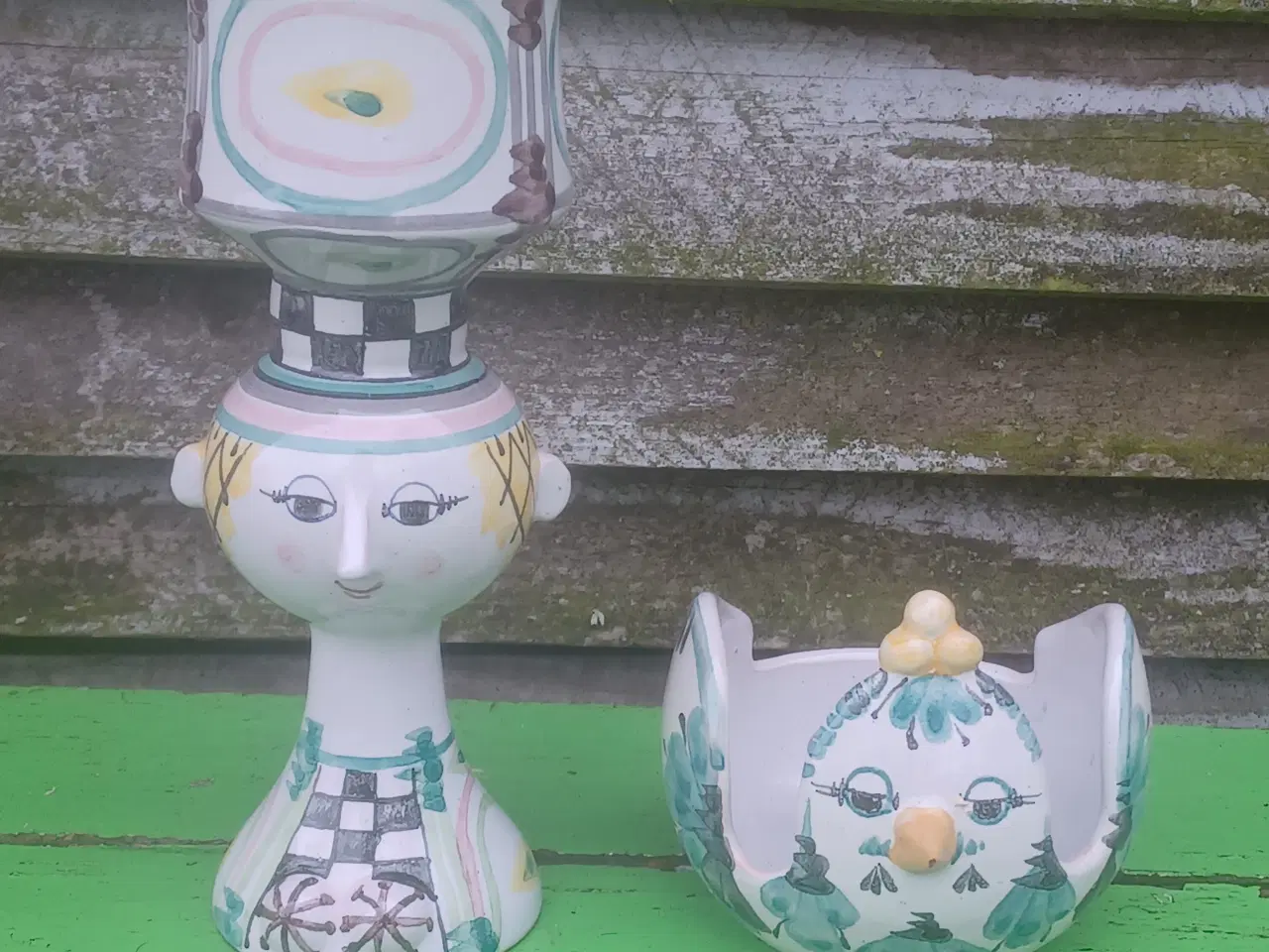 Billede 9 - Original Bjørn Wiinblad Tulipa og fugle lysestage