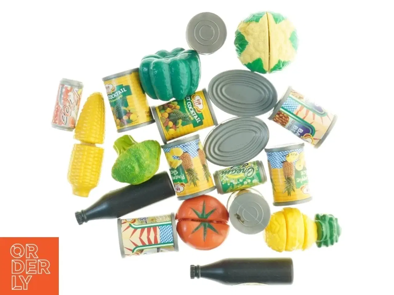 Billede 2 - Plastik legefødevarer (str. Dåse 6 cm)
