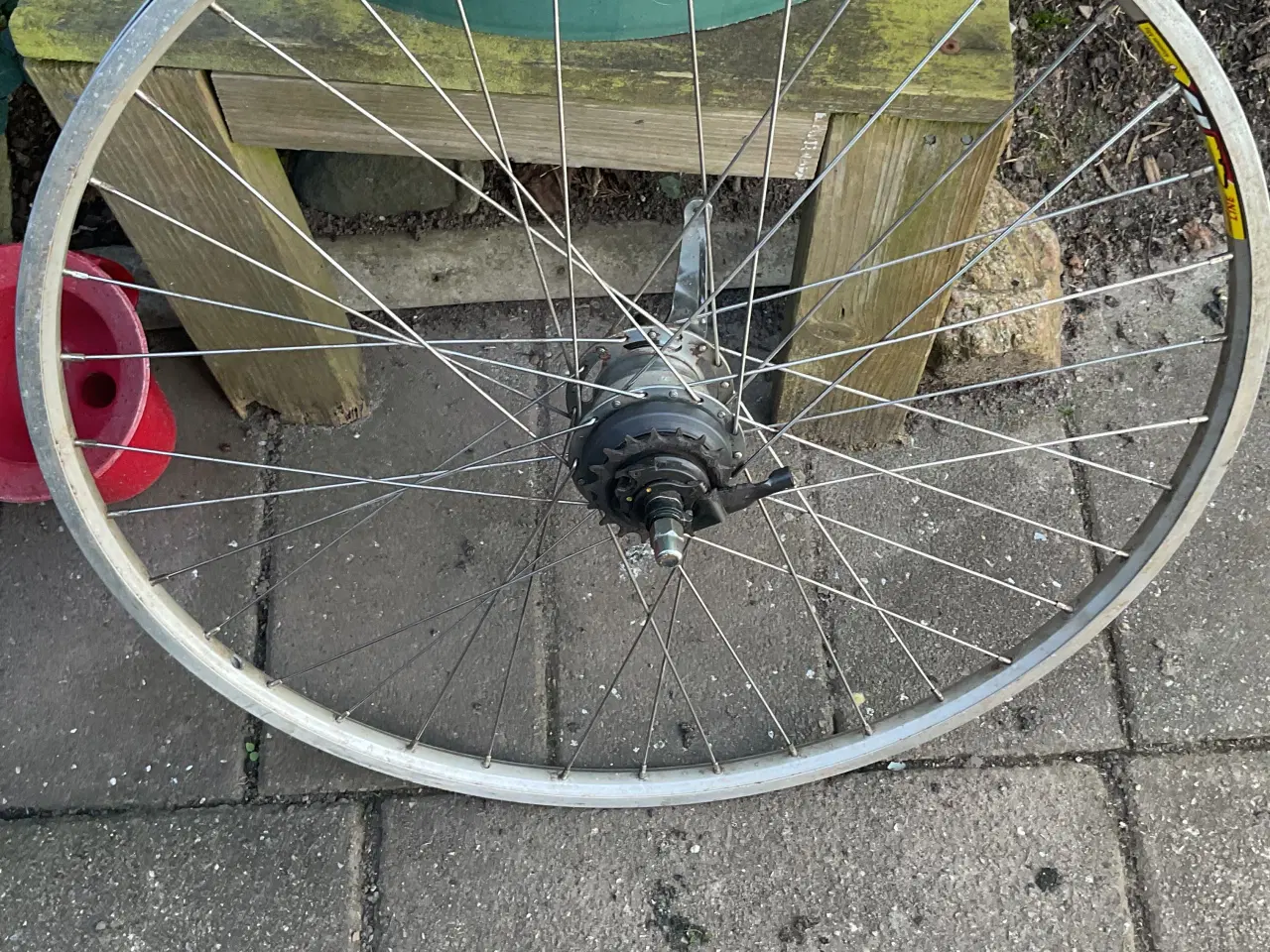 Billede 2 -  7 gears cimanogearbaghjul med 