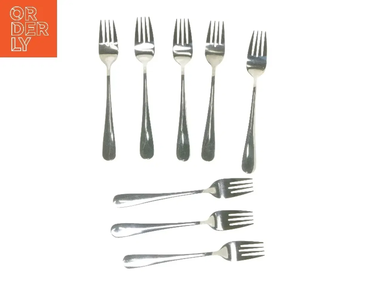 Billede 1 - Bestiksæt med 8 gafler fra Aida (str. 8 stk 19 cm)