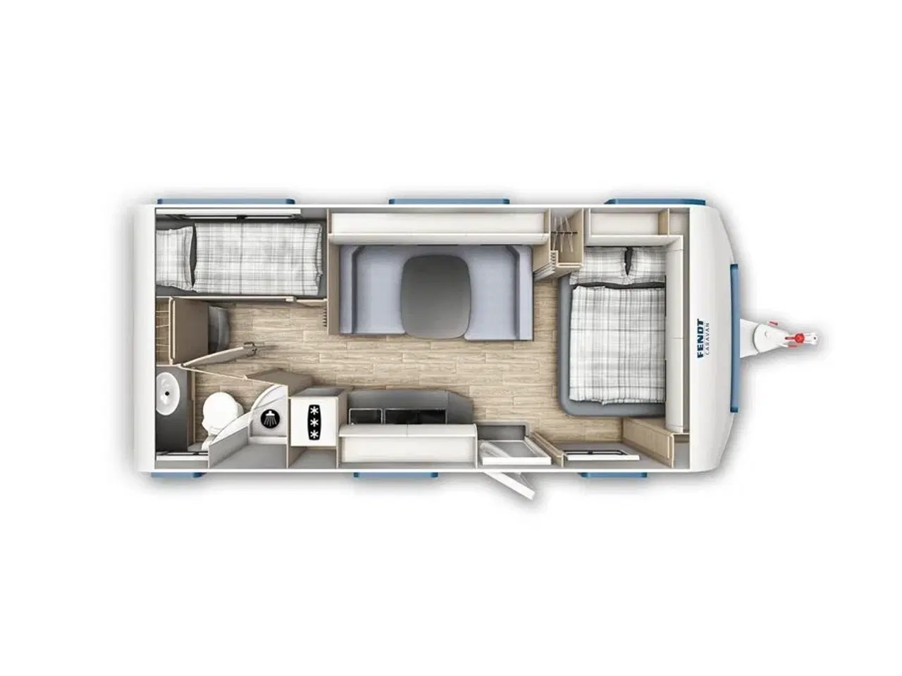 Billede 18 - 2023 - Fendt Apero 560 SKM   Lækker familie vogn fra Fendt med 2 køjer fra Hinshøj Caravan
