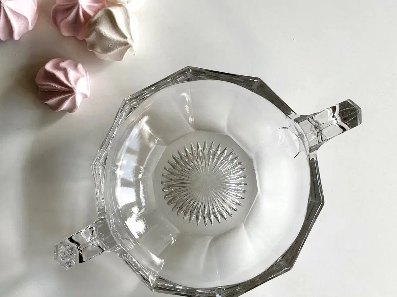 Billede 5 - Skål m hanke, klart glas