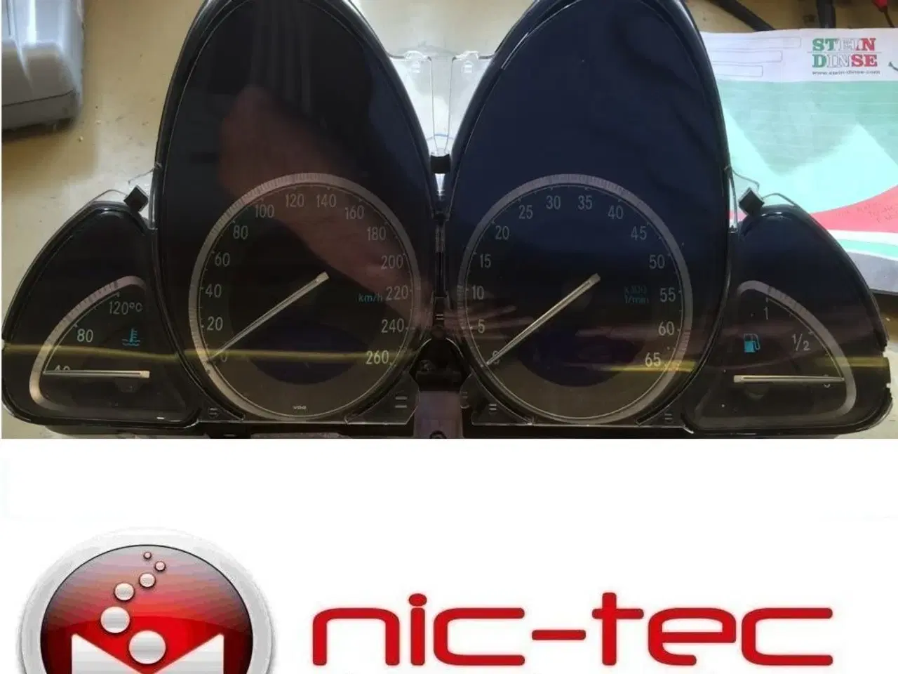 Billede 1 - mercedes-SLK500-speedometer-kombi-instrument