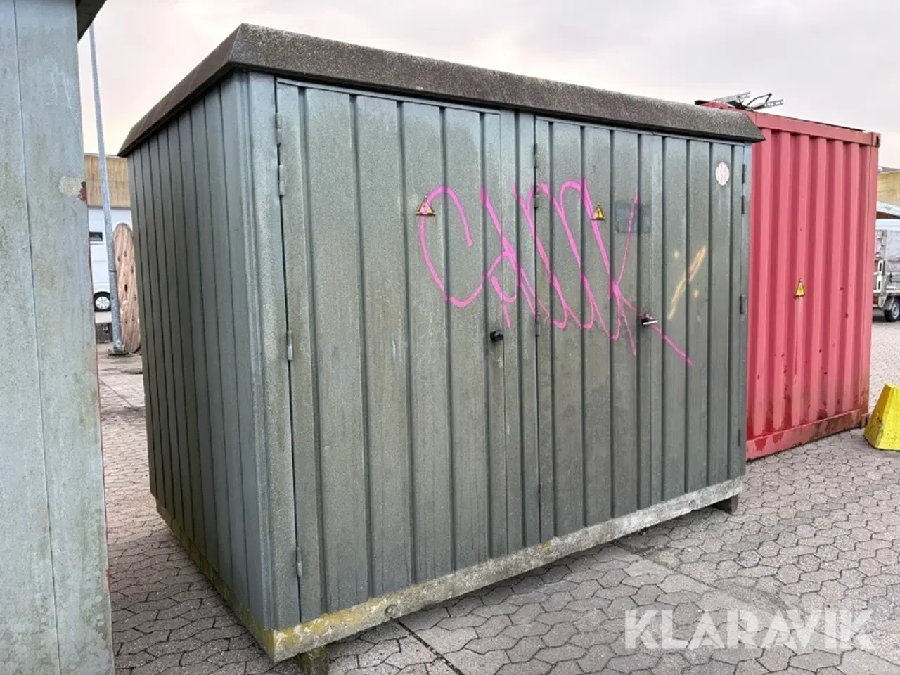 Billede 4 - Opbevaringsskur Priess , med ABB el-skab