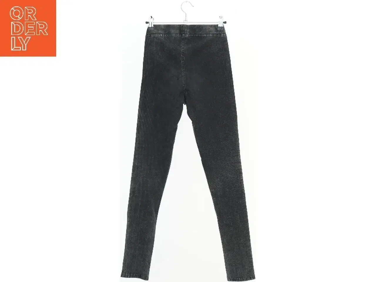 Billede 2 - Sort jegging med syninger fra H&M (str. 158)