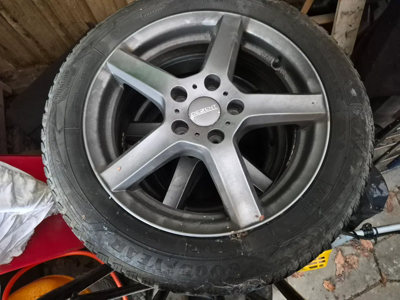 Billede 3 - alu fælge med vinter dæk goodyear Ultragrip