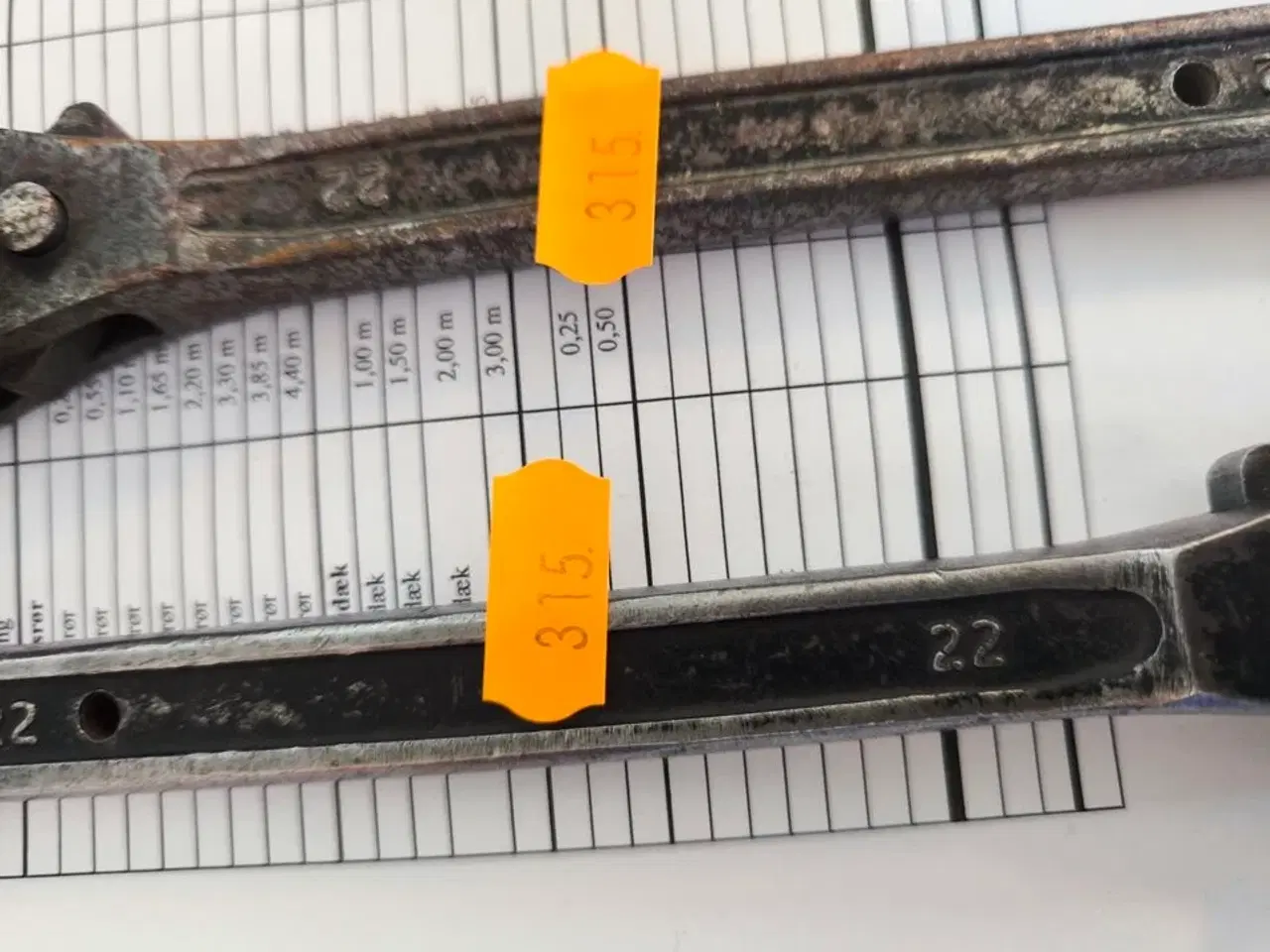 Billede 2 - 3 stk. 22 mm specialnøgler