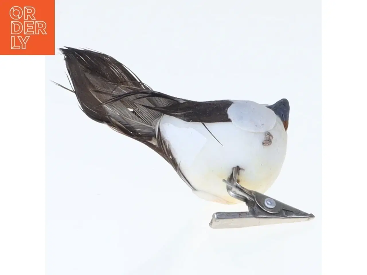 Billede 2 - Fugl dekorationsfigur med klips (str. 5,5 cm)