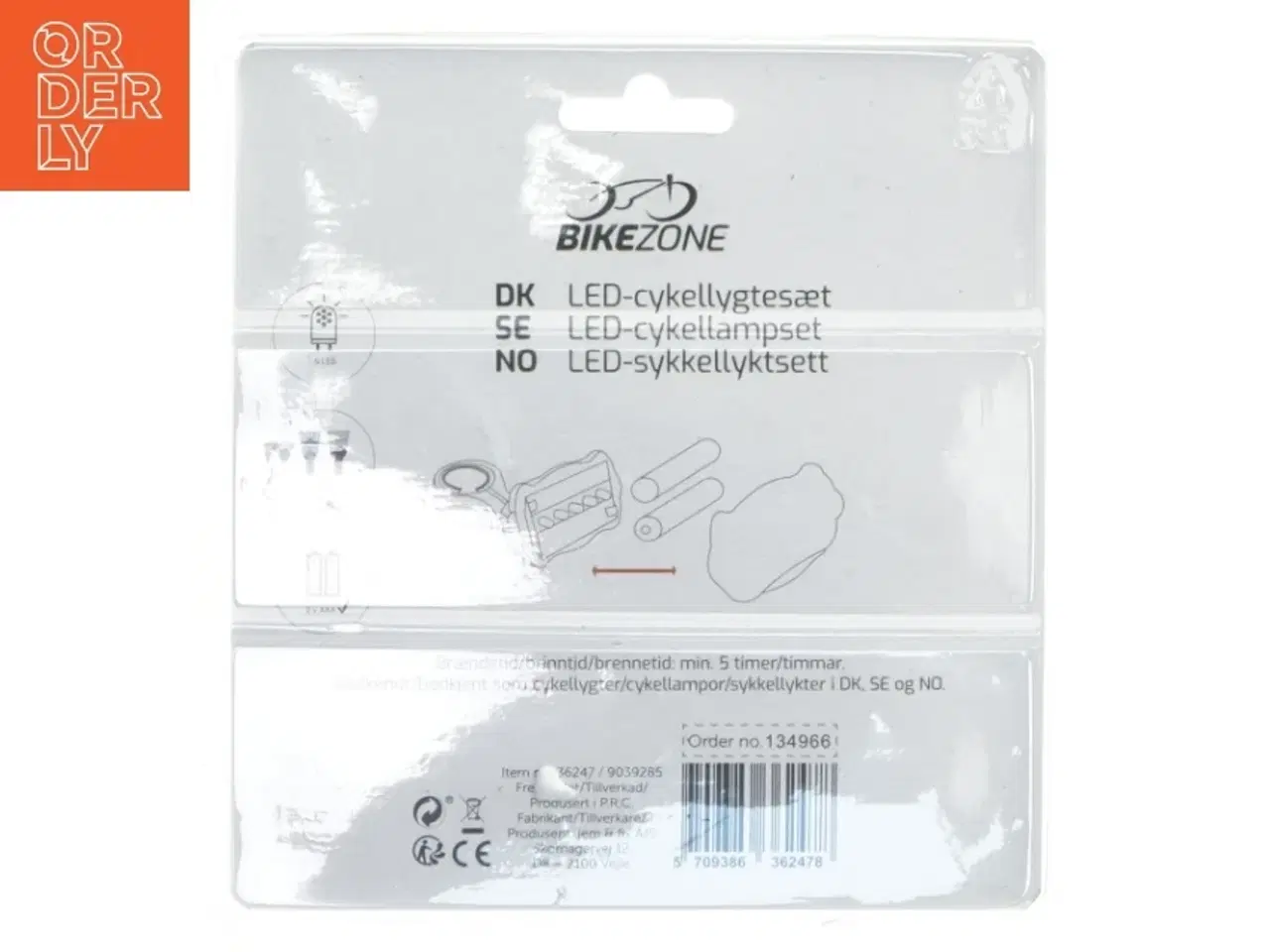 Billede 2 - LED cykellygtesæt BikeZone fra BikeZone