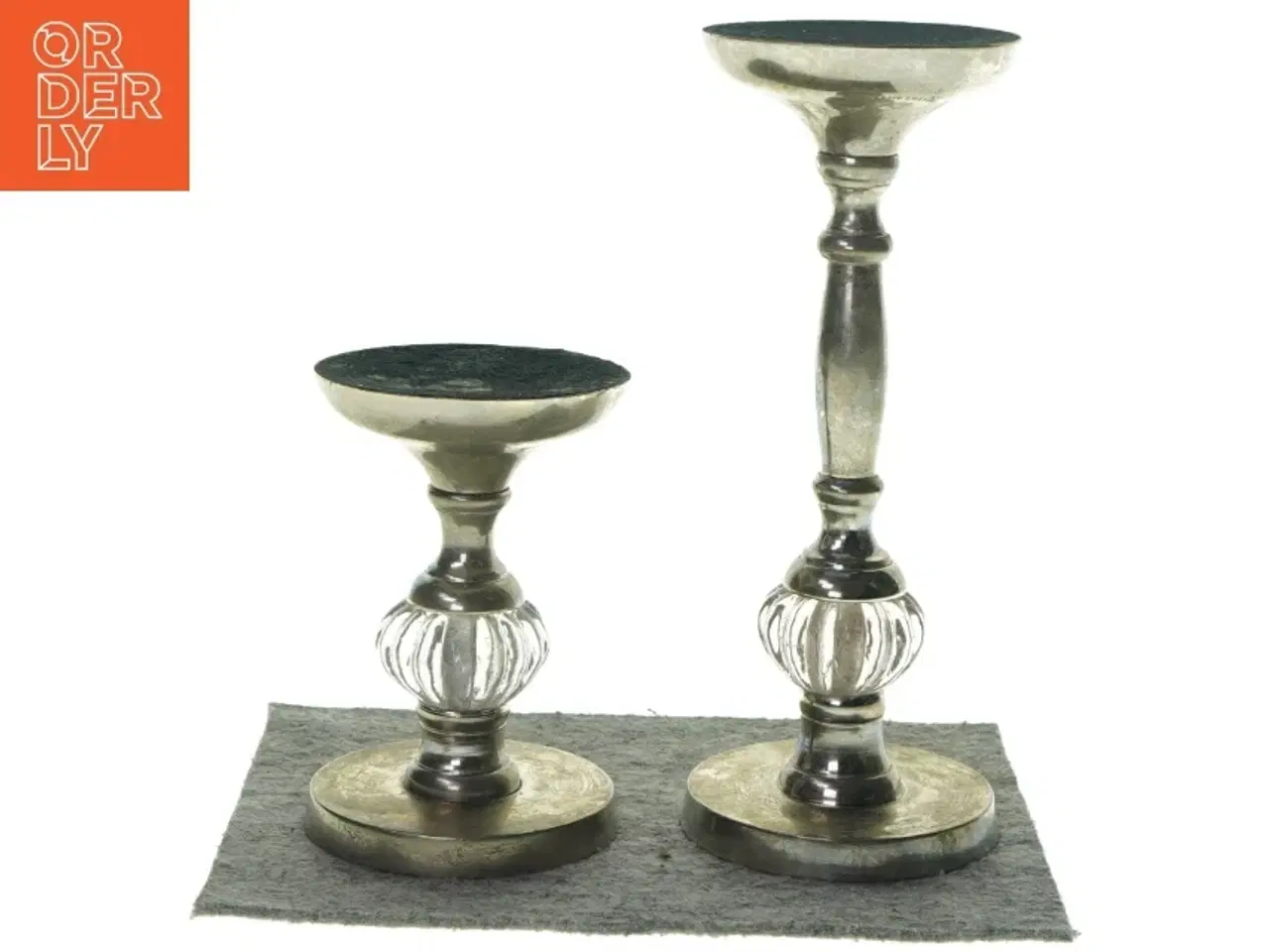 Billede 2 - 2 lysestager fra Lene Bjerre (str. 24 Og 14 CM)