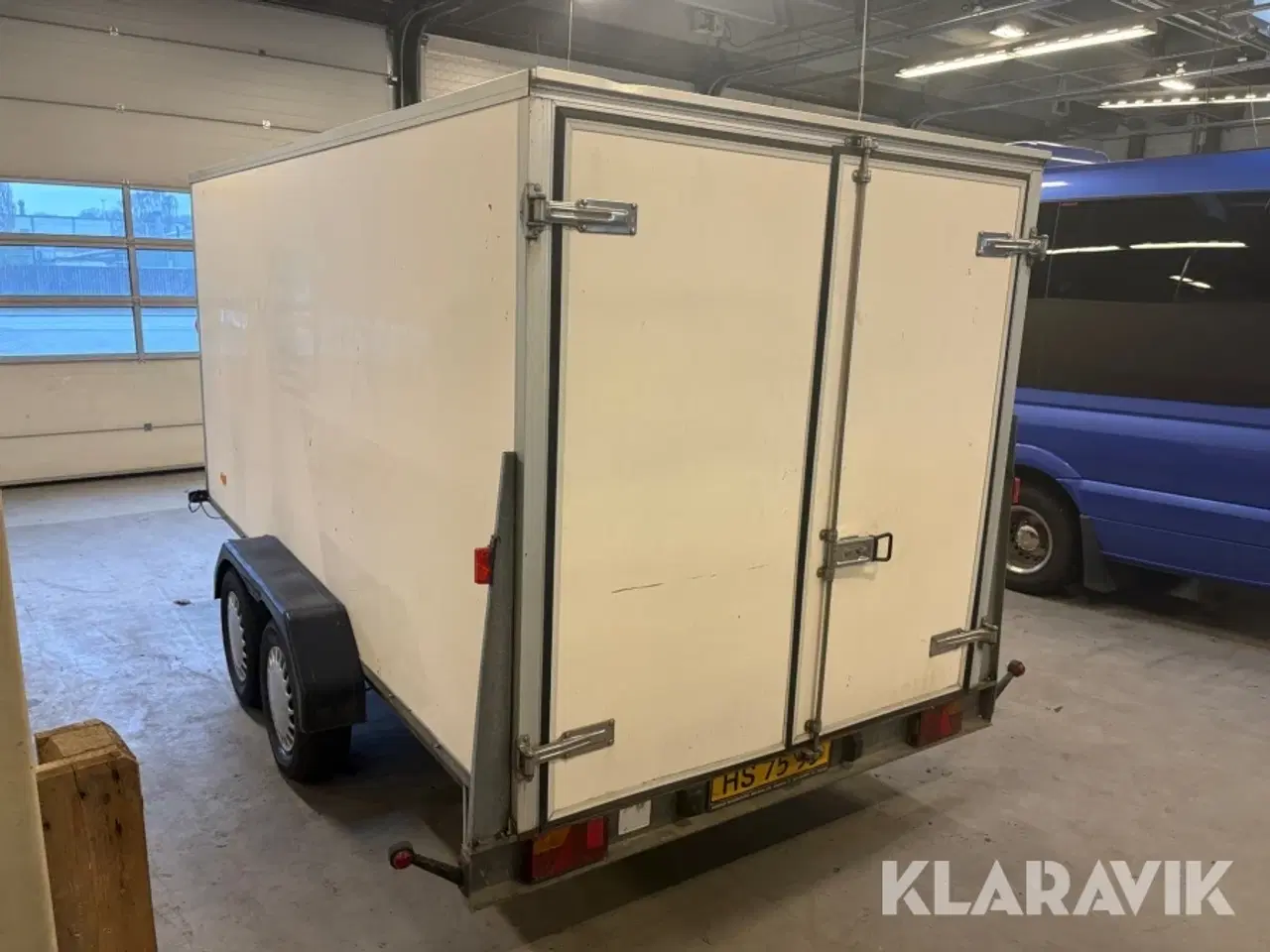 Billede 2 - Lukket trailer Humbaur 2500 kg