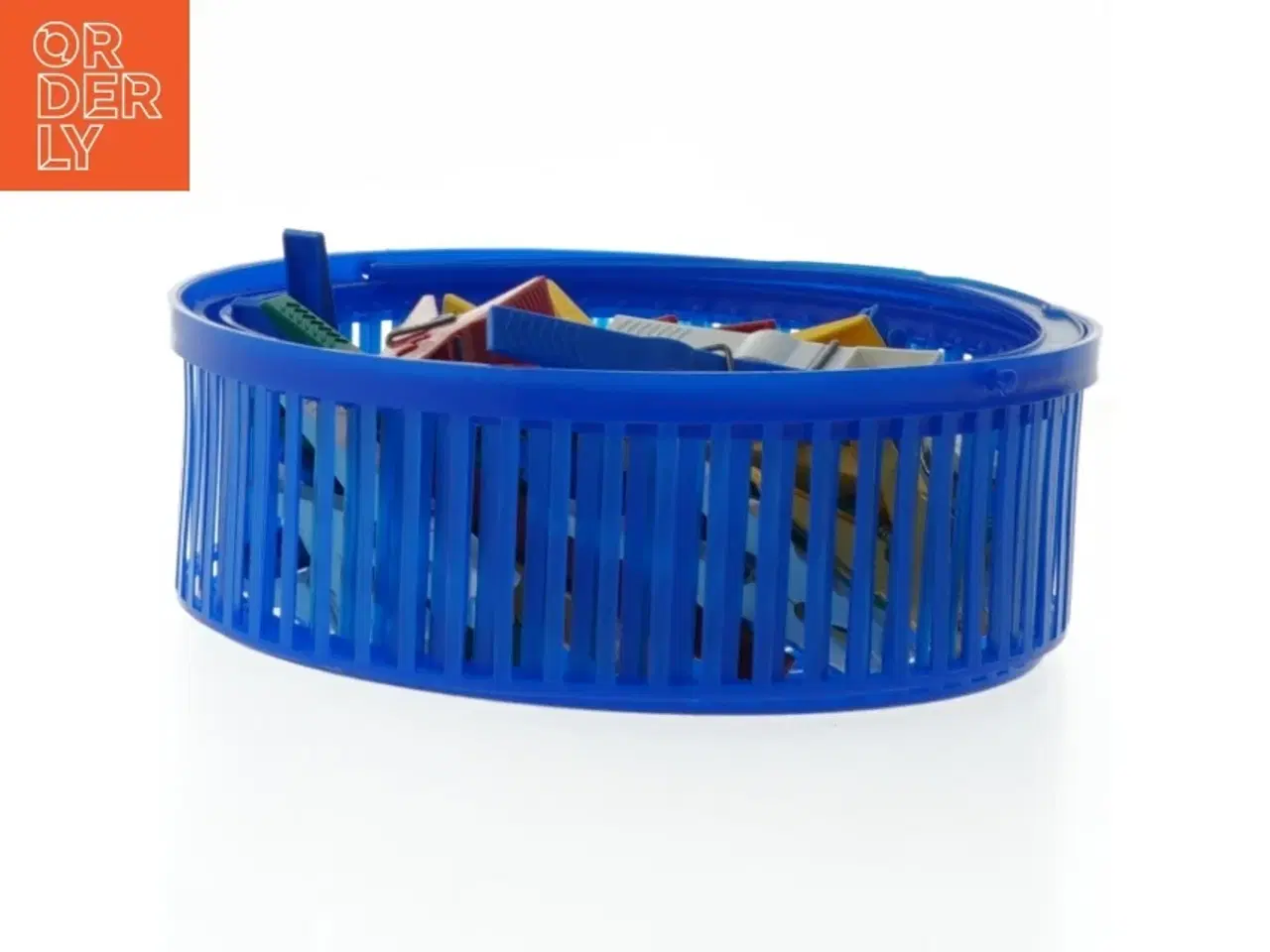 Billede 2 - Kurv med hank inkl tøjklemmer (str. Ø 19 cm)